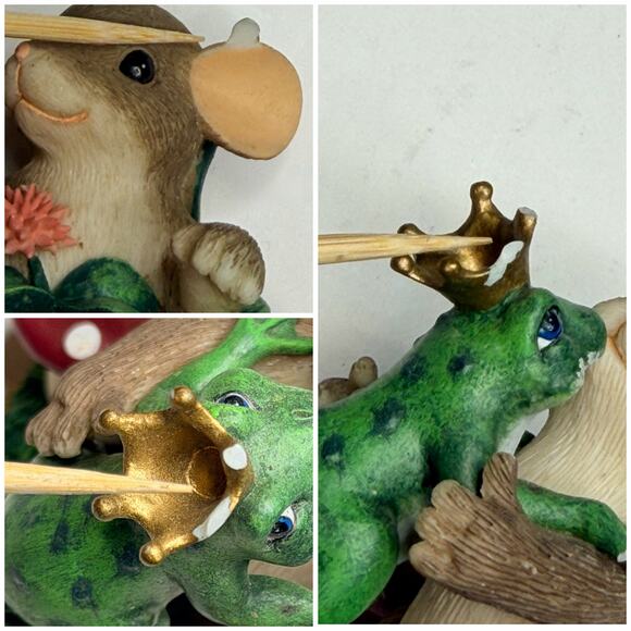 5 Fitz & Floyd Charming Tails Collectible Figurines Mice Collection Mouse Scenes - Picture 10 of 16